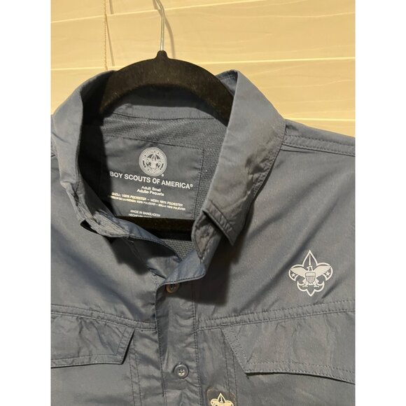 Boy Scouta of America Adventure Short Sleeve Button Up Shirt - Size S - Picture 2 of 4